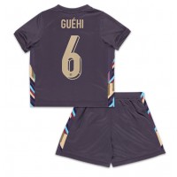 Maglia Calcio Inghilterra Marc Guehi #6 Seconda Divisa Bambino Europei 2024 Manica Corta (+ pantaloncini)